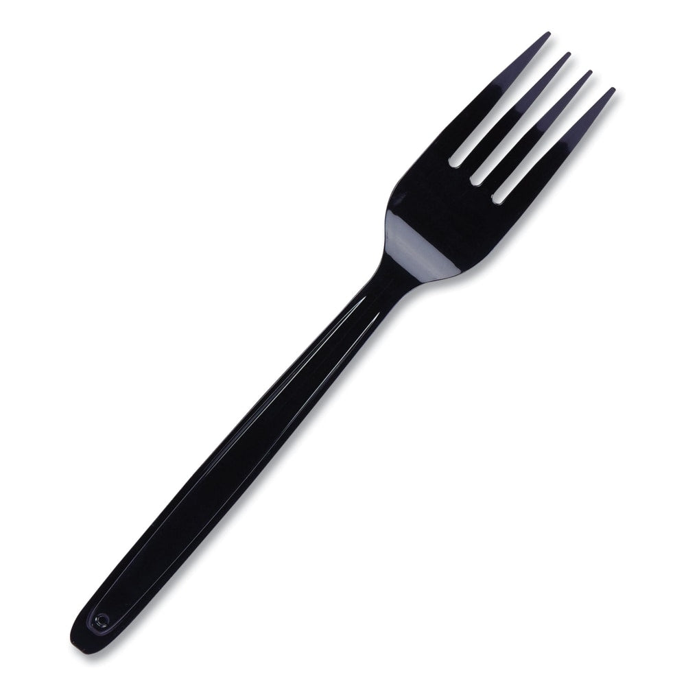 WNA Cutlery for Cutlerease Dispensing System, Fork, 6inL, Black, Box Of 960 Forks