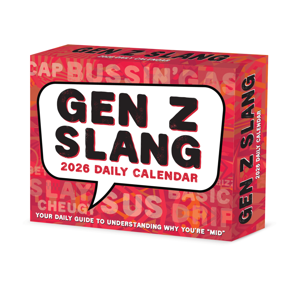 2026 Willow Creek Press Page-A-Day Daily Desk Calendar, 6-1/4in x 5-1/2in, Gen Z Slang, January To December, 57612