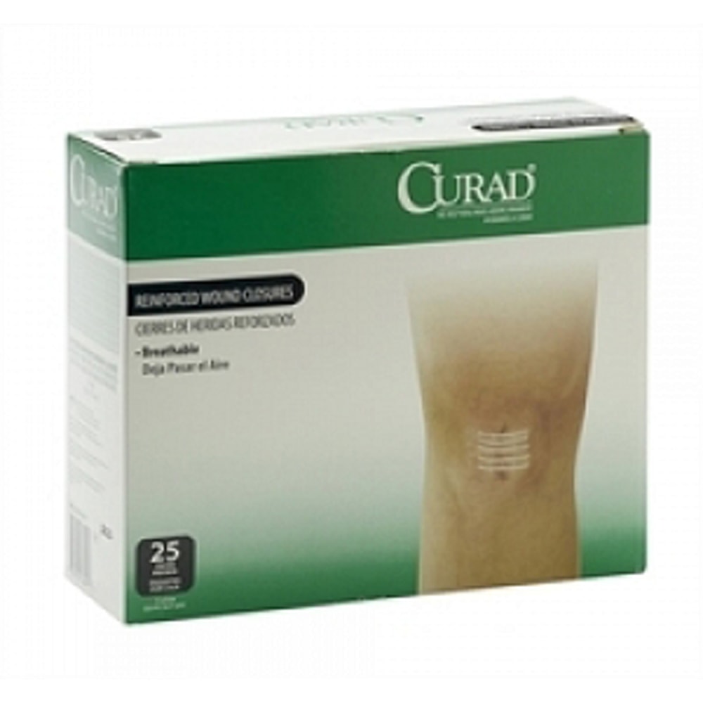CURAD Sterile Medi-Strips, 1in x 5in, White, Pack Of 400