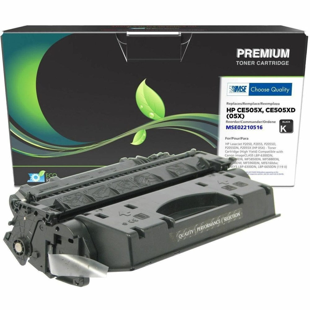 MSE Remanufactured Black High-Yield Toner Cartridge Replacement For HP P2054, CE505X