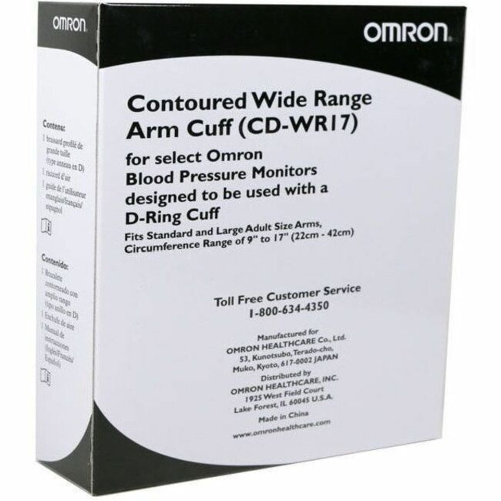 Omron Advanced-Accuracy Series CD-WR17 Wide-Range D-Ring Cuff