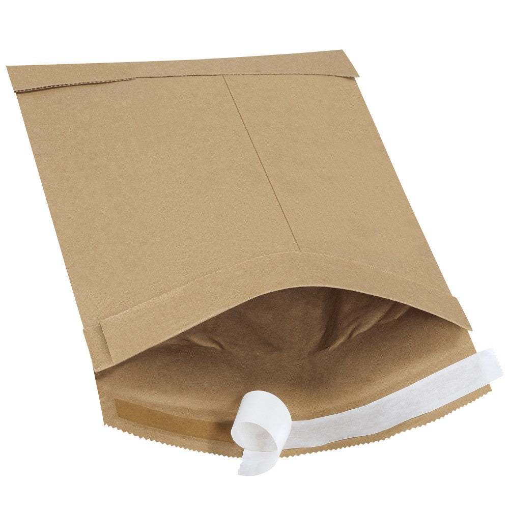 South Coast Paper Kraft Self-Seal Padded Mailers, #0, 6in x 10in, Pack Of 25