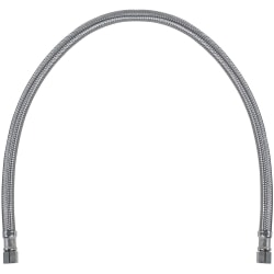 Certified Appliance Accessories Braided Stainless Steel Ice Maker Connector - 24in - Silver, Stainless Steel - IM24SS