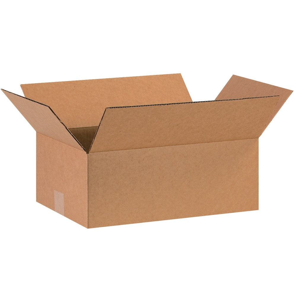 Partners Brand Corrugated Boxes, 16in x 10in x 6in, Kraft, Pack Of 25