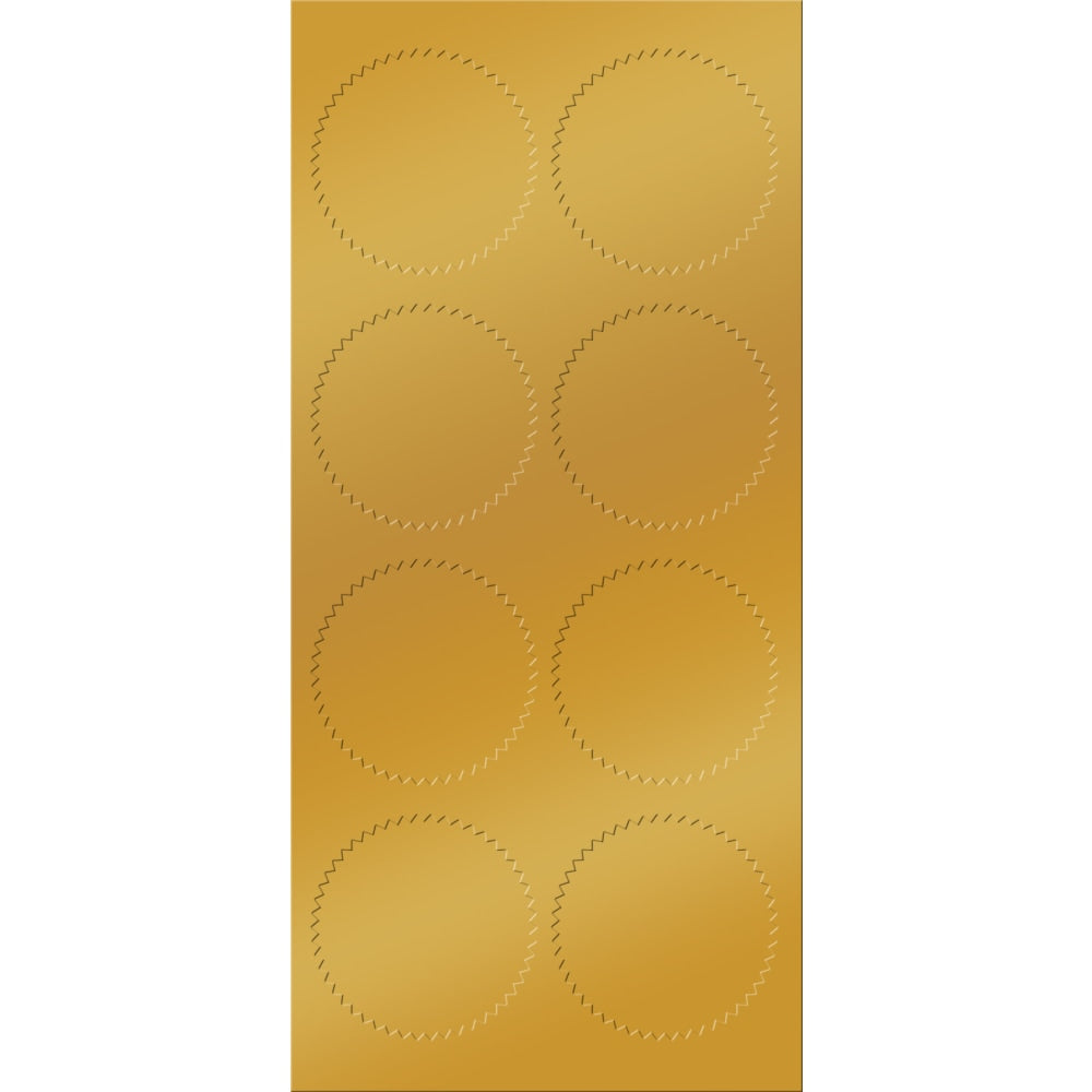 Great Papers! Foil Certificate Seals, 1 3/4in, Gold, Pack Of 50
