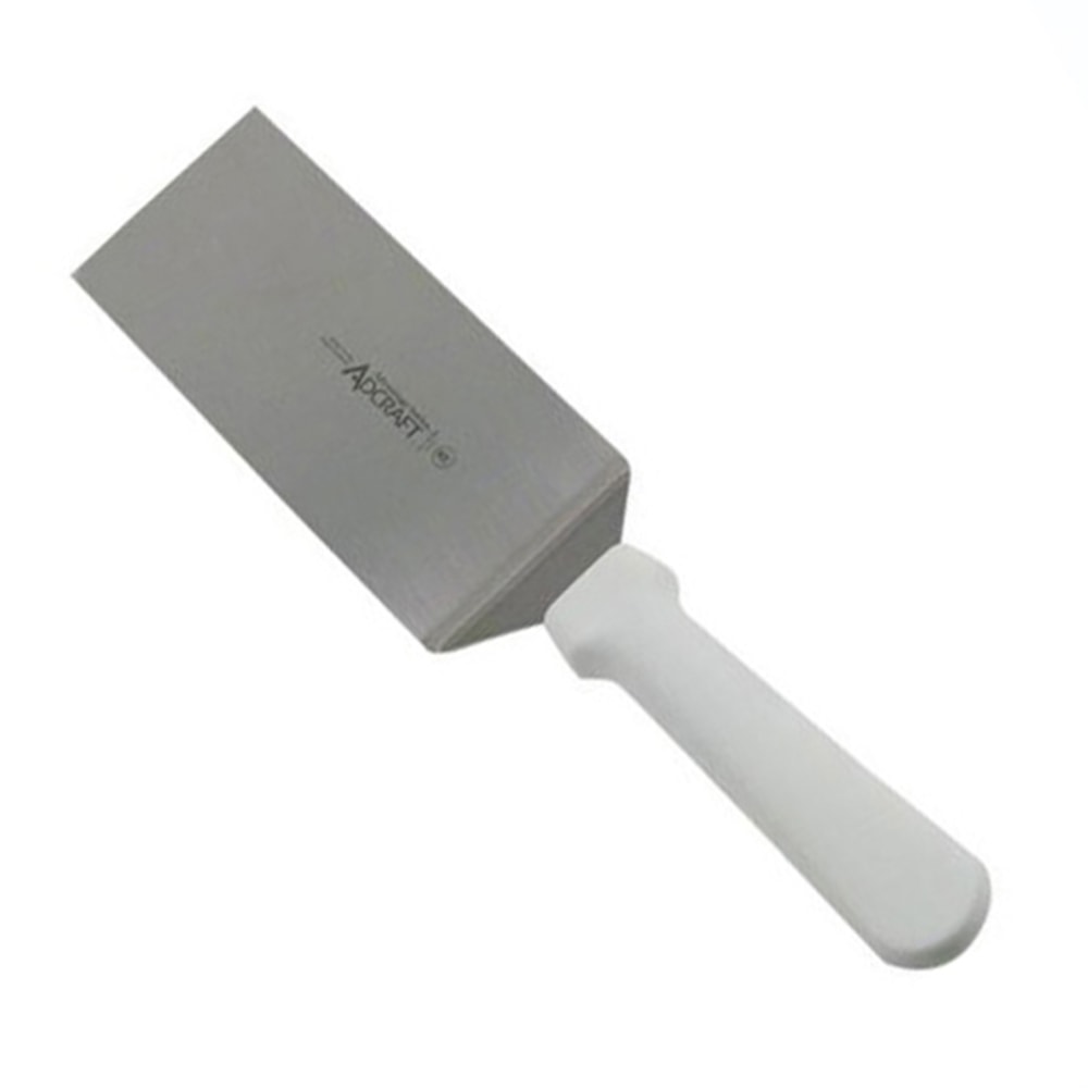 Adcraft Stainless Steel Turner, 3in x 6in, White