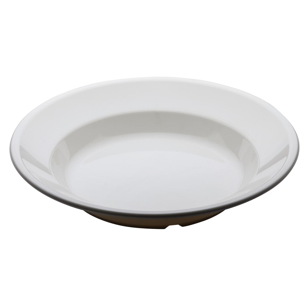 Cambro Camwear Dinnerware Bowls, With Lip, White, Pack Of 48 Bowls