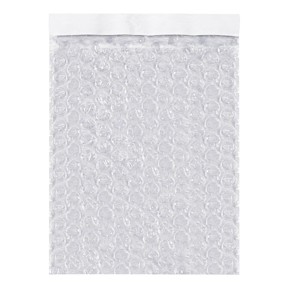 Partners Brand Self-Seal Bubble Pouches, 15-1/2inH x 15inW, Clear, Case Of 150 Pouches