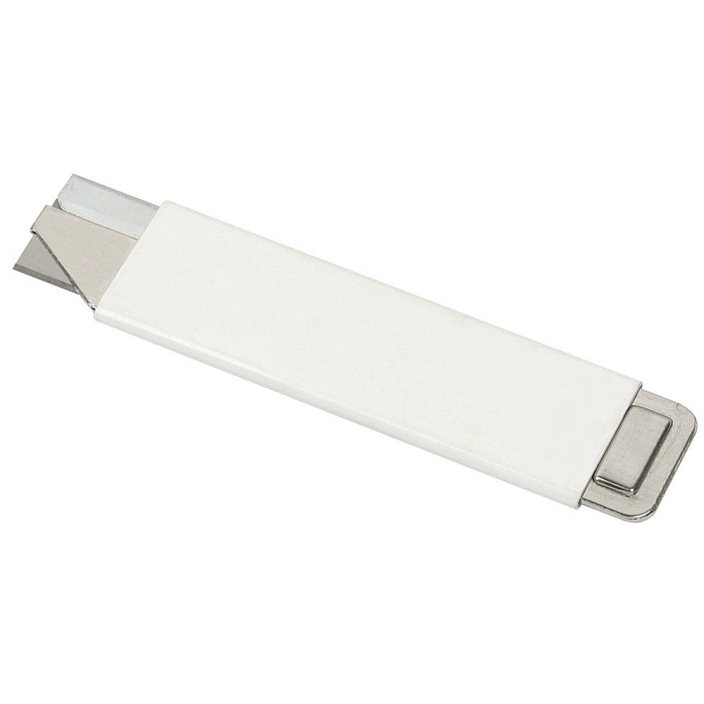 Office Depot Brand Steel Box Cutters, White, Pack Of 4