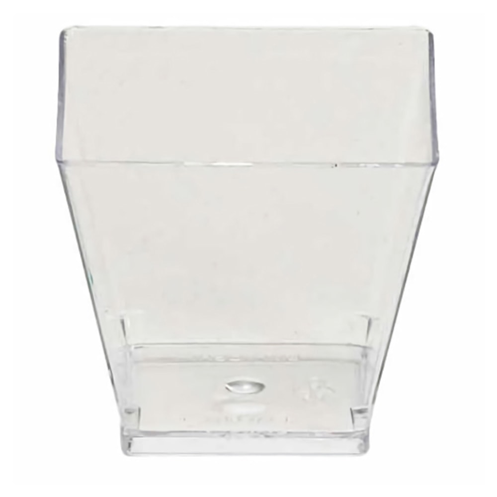 EMI Yoshi Small Wonders Disposable Square Tasting Dishes, Large, Clear, Pack Of 200 Dishes