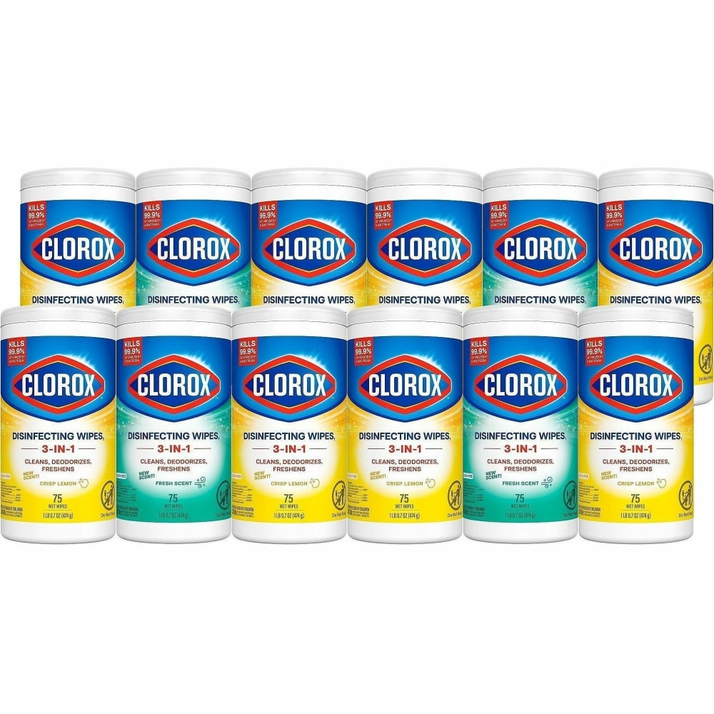Clorox Disinfecting Bleach Free Cleaning Wipes Value Pack - For Multi Surface, Multipurpose - Ready-To-Use - Wipe