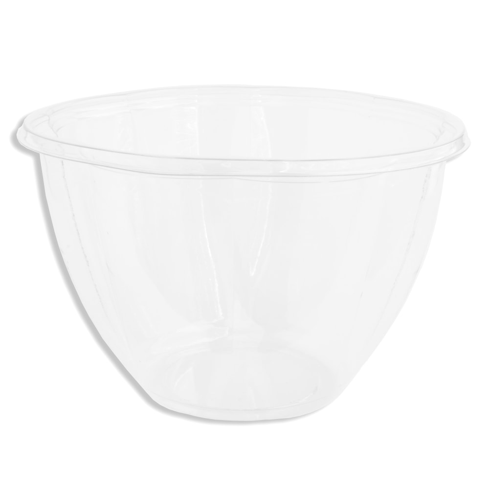 StalkMarket Compostable Bowls, Salad, 48 Oz, Clear, Pack Of 300 Bowls