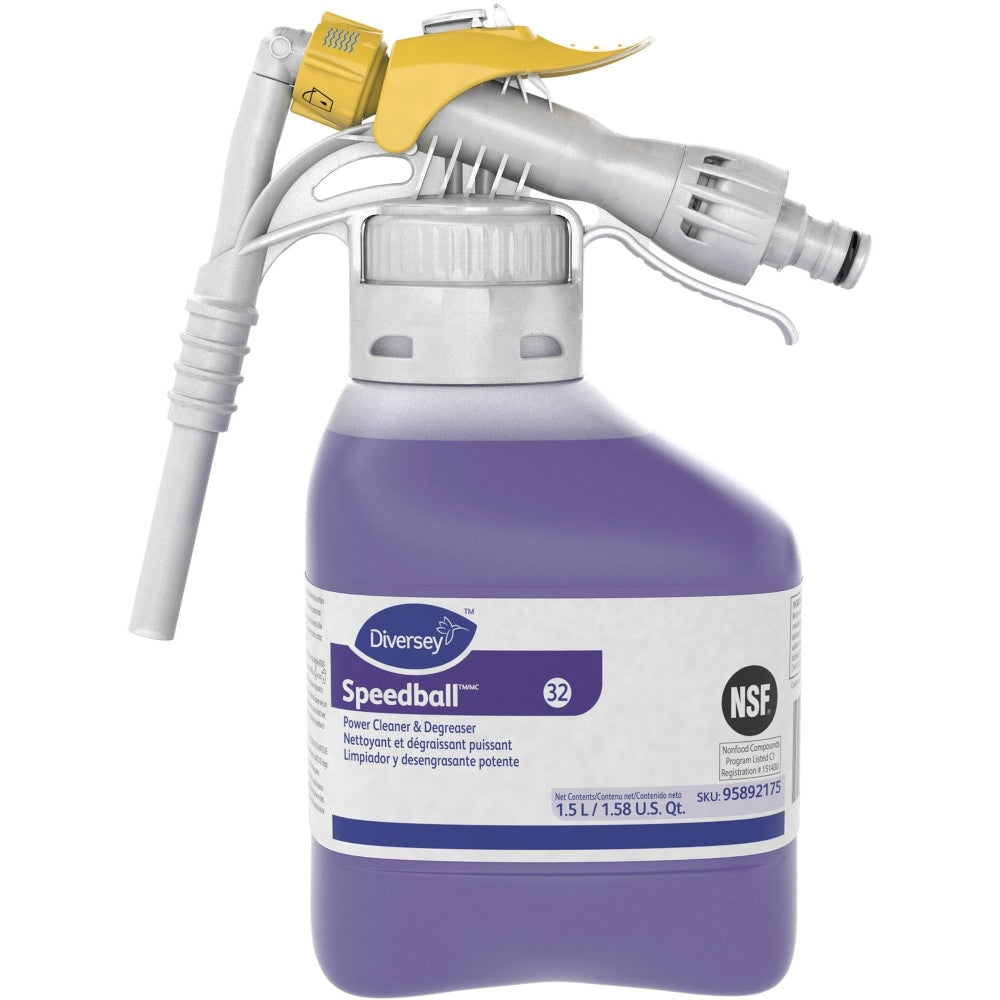 Diversey Power Cleaner & Degreaser - 50.7 fl oz (1.6 quart) - Citrus Scent - Easy to Use, Rinse-free, Buty - 95892175