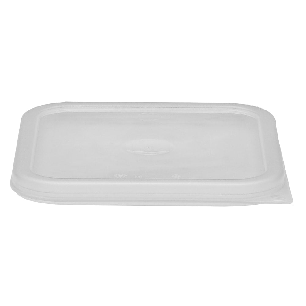 Cambro Seal Covers For 2-4 Qt Camwear CamSquare Containers, Translucent, Pack Of 6 Covers