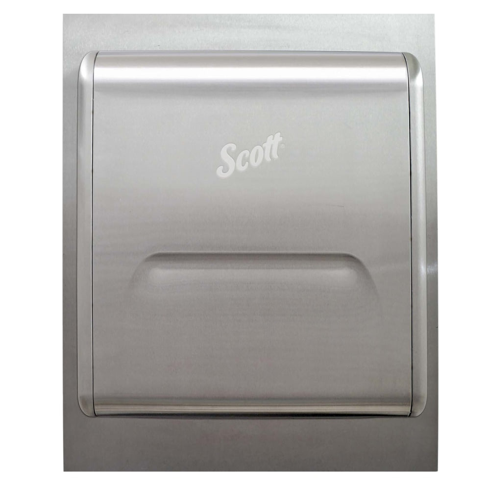 Scott Pro Stainless Steel Recessed Dispenser Housing With Trim Panel, Silver