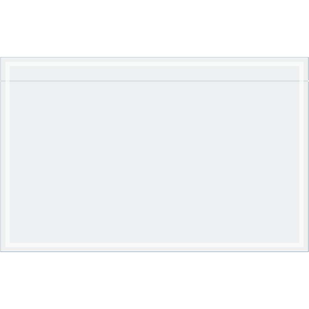 Tape Logic Clear-Face Document Envelopes With Self-Adhesive Closure, 9 1/2in x 6in, Clear, Case Of 1,000