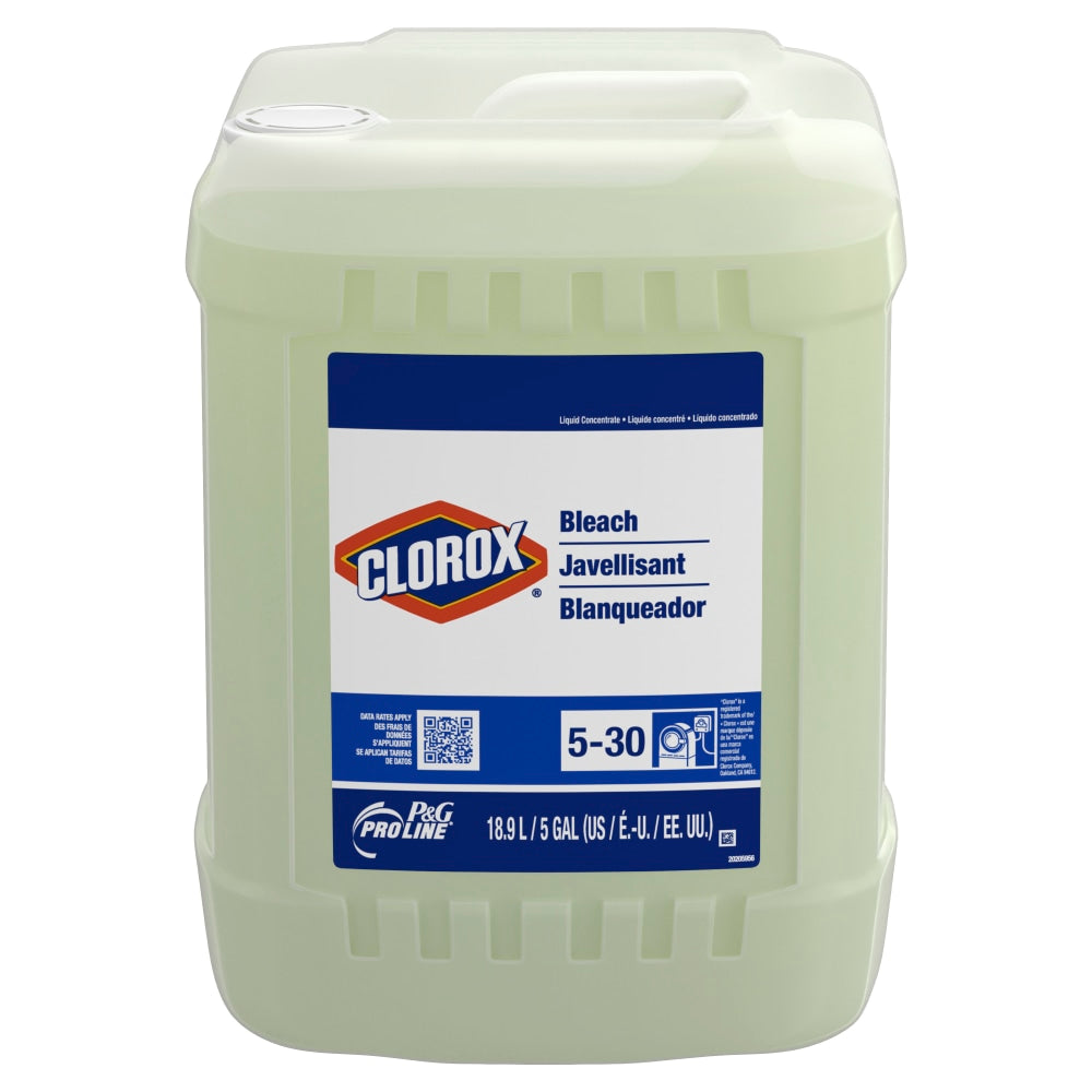 CloroxPro Bleach Laundry Additive, Closed Loop, 5 Gallons