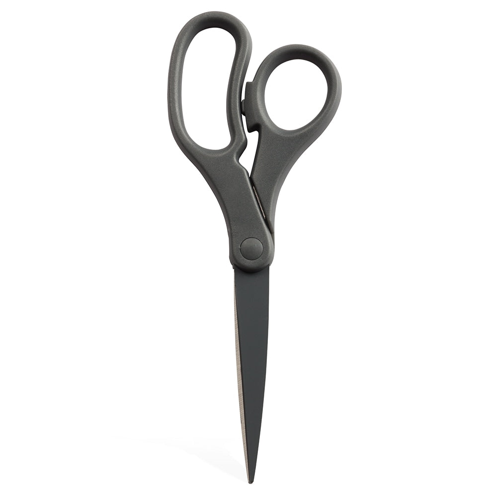 JAM Paper Precision Scissors, 8in, Pointed, Gray
