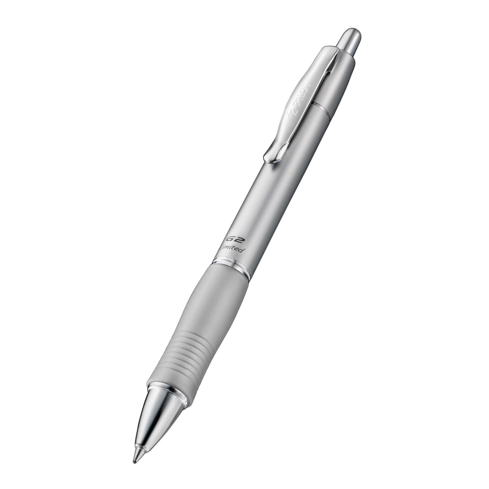 Pilot G2 Limited Retractable Gel Ink Roller Pen, Fine Point, 0.7 mm, Assorted Barrels, Black Ink