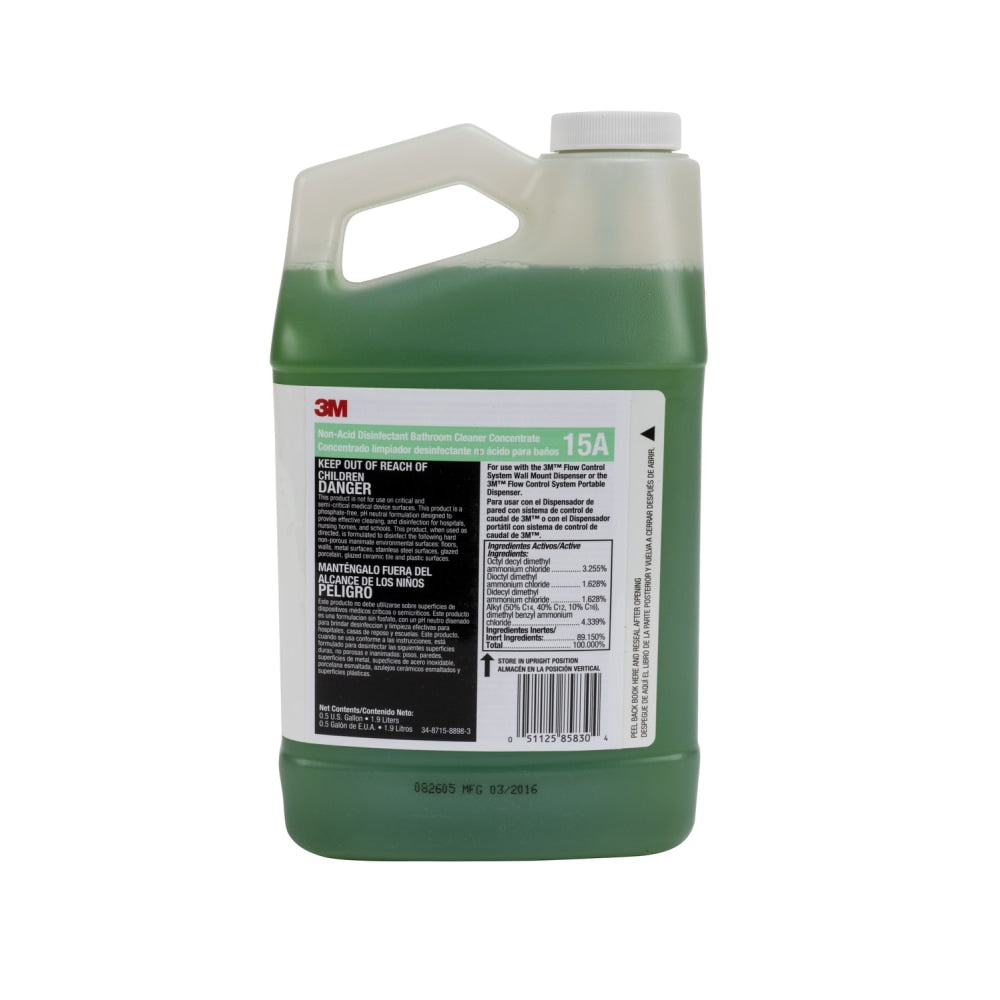 3M Flow Control 15A Disinfectant Cleaner Concentrate, 67.6 Oz