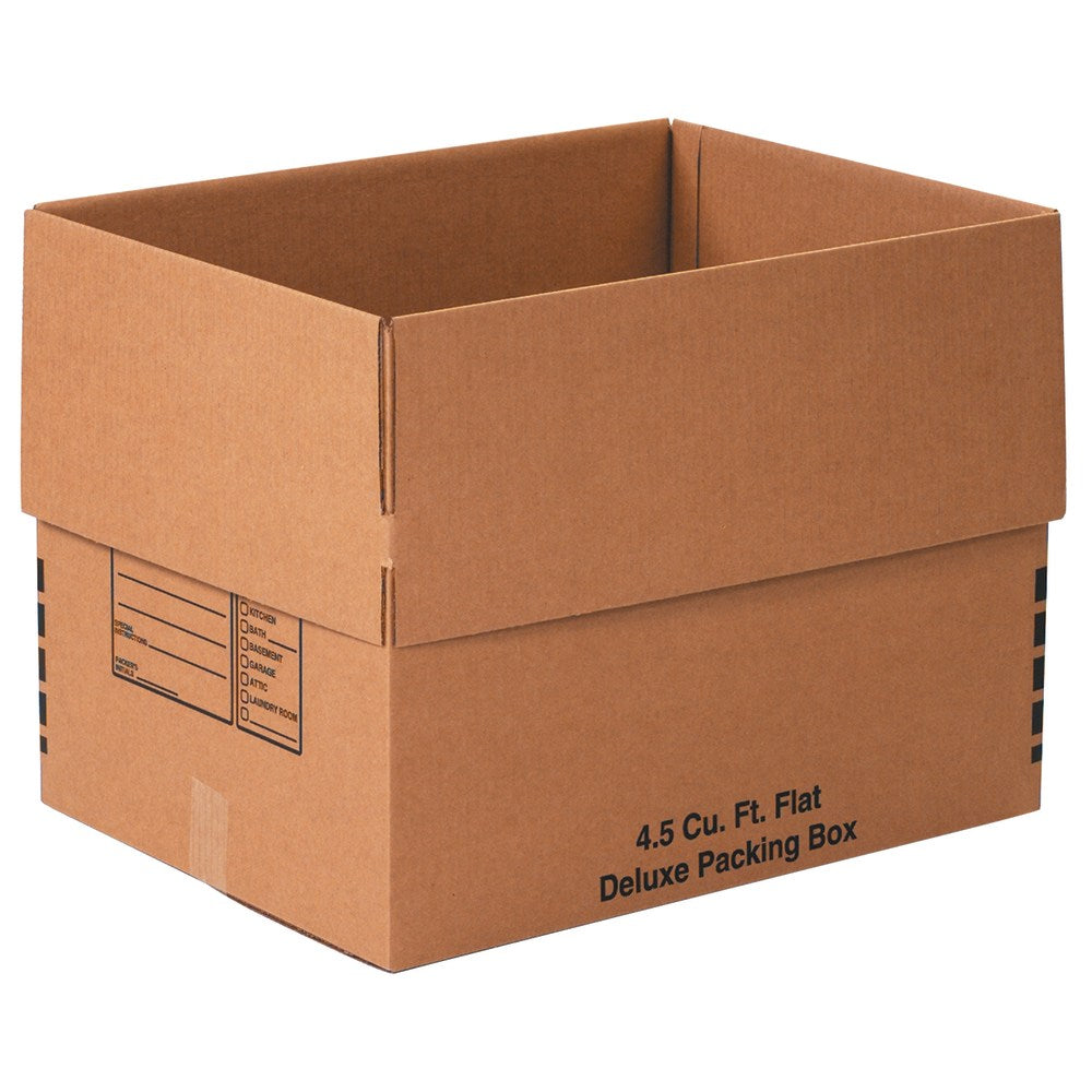 Office Depot Brand Deluxe Moving Boxes, 24in x 18in x 18in, Kraft, Pack Of 10