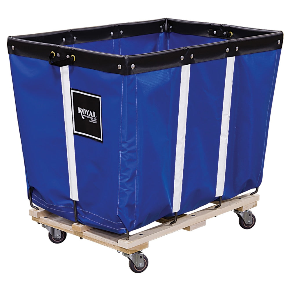 Royal Basket Trucks R12-BLX-PGA-4UNN 12 BU Wire Base Basket Truck, Blue