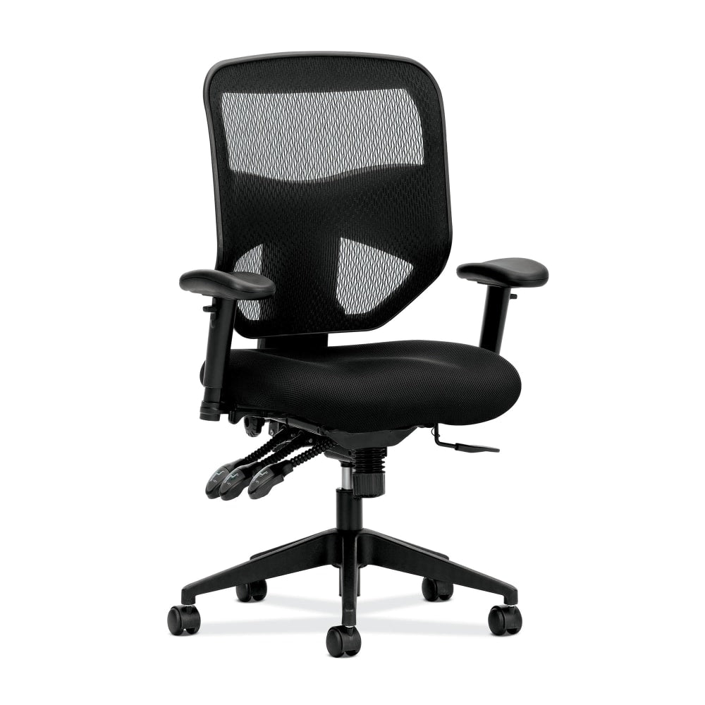 HON Prominent Mesh/Fabric High-Back Task Chair, Black