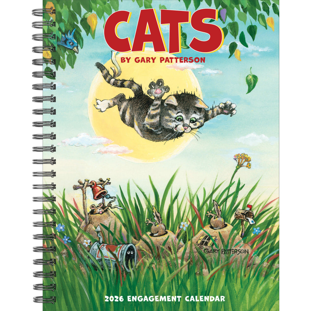 2026 Willow Creek Press Weekly Engagement Calendar, 6-1/2in x 8-1/2in, Cats by Gary Patterson, January To December, 54604
