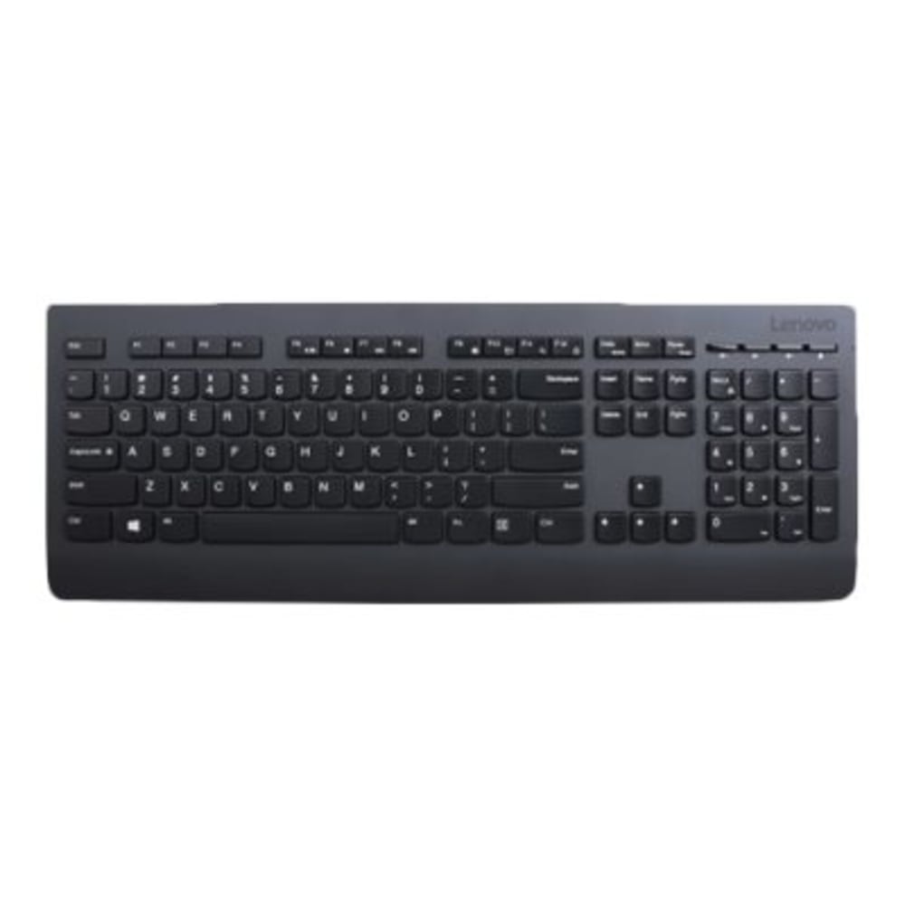 Lenovo Professional Wireless Keyboard - Wireless Connectivity - RF - USB Interface - Multimedia Hot Key(s) - 4X30H56841