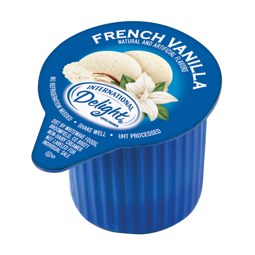 International Delight Liquid Coffee Creamer, French Vanilla Flavor, 0.987 Oz Single Serve, 192/Pack