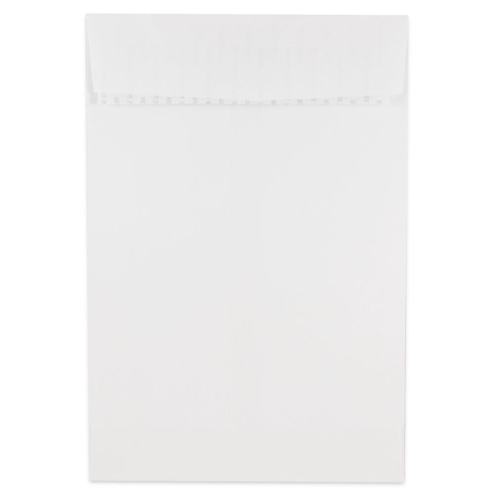 JAM Paper Envelopes, 6in x 9in, Peel & Seal Closure, White, Pack Of 100 Envelopes