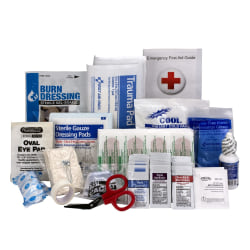 First Aid Only 25-Person First Aid Kit Refill, 6inH x 8inW x 4inD, Kit Of 94 Pieces