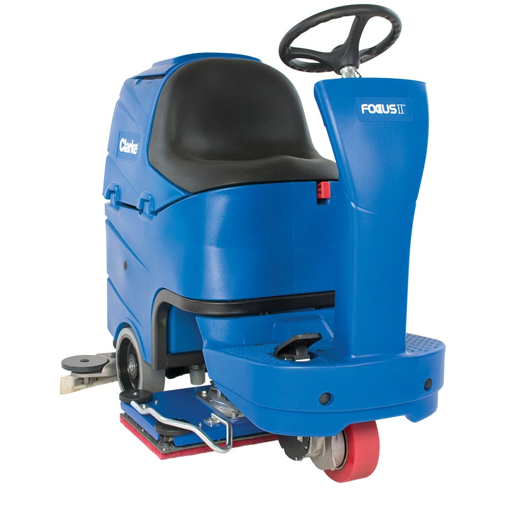 Clarke Floor Scrubber, Focus II Micro Rider, 28in