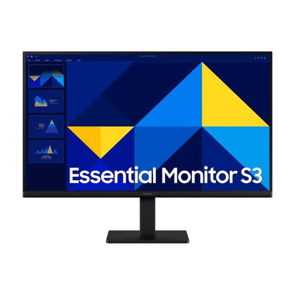 Samsung S27D304GAN - S30GD Series - LED monitor - 27in - 1920 x 1080 Full HD (1080p) @ 100 Hz - IPS - 250 cd/m2 - 1000:1 - 5 ms - HDMI, VGA - black