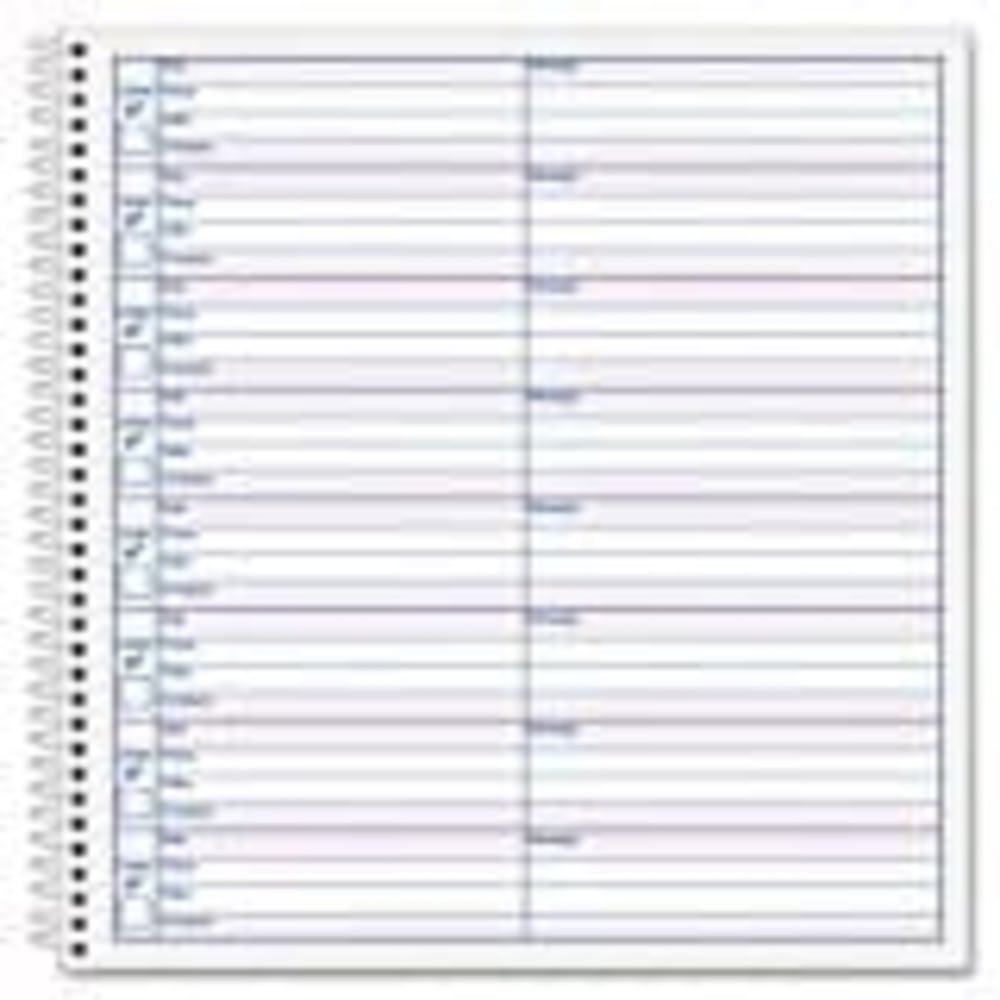 TOPS Voice Message Log Book