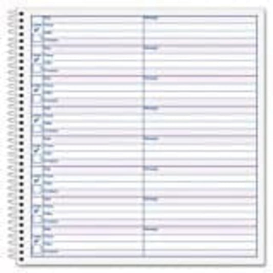 TOPS Voice Message Log Book