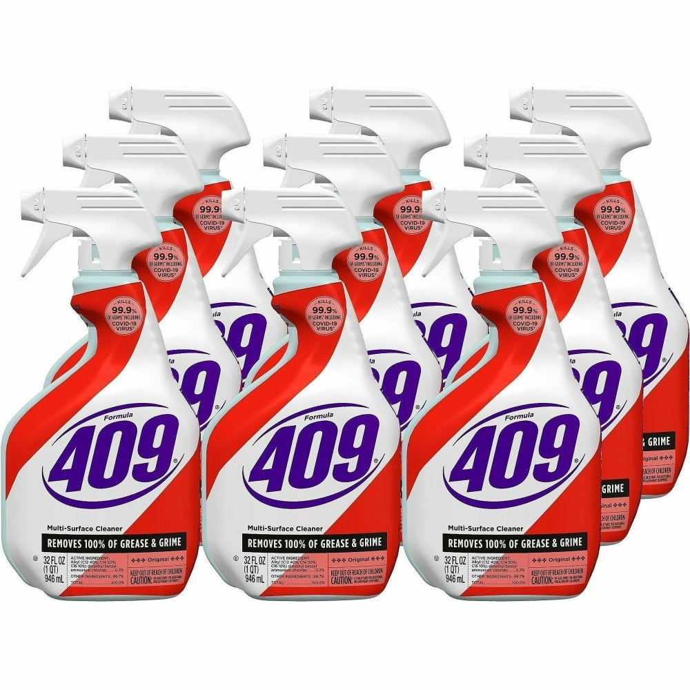 Formula 409 Multi-Surface Cleaner - 32 fl oz - Original Scent - White, Red Spray Bottle - 9/Carton - 31220CT