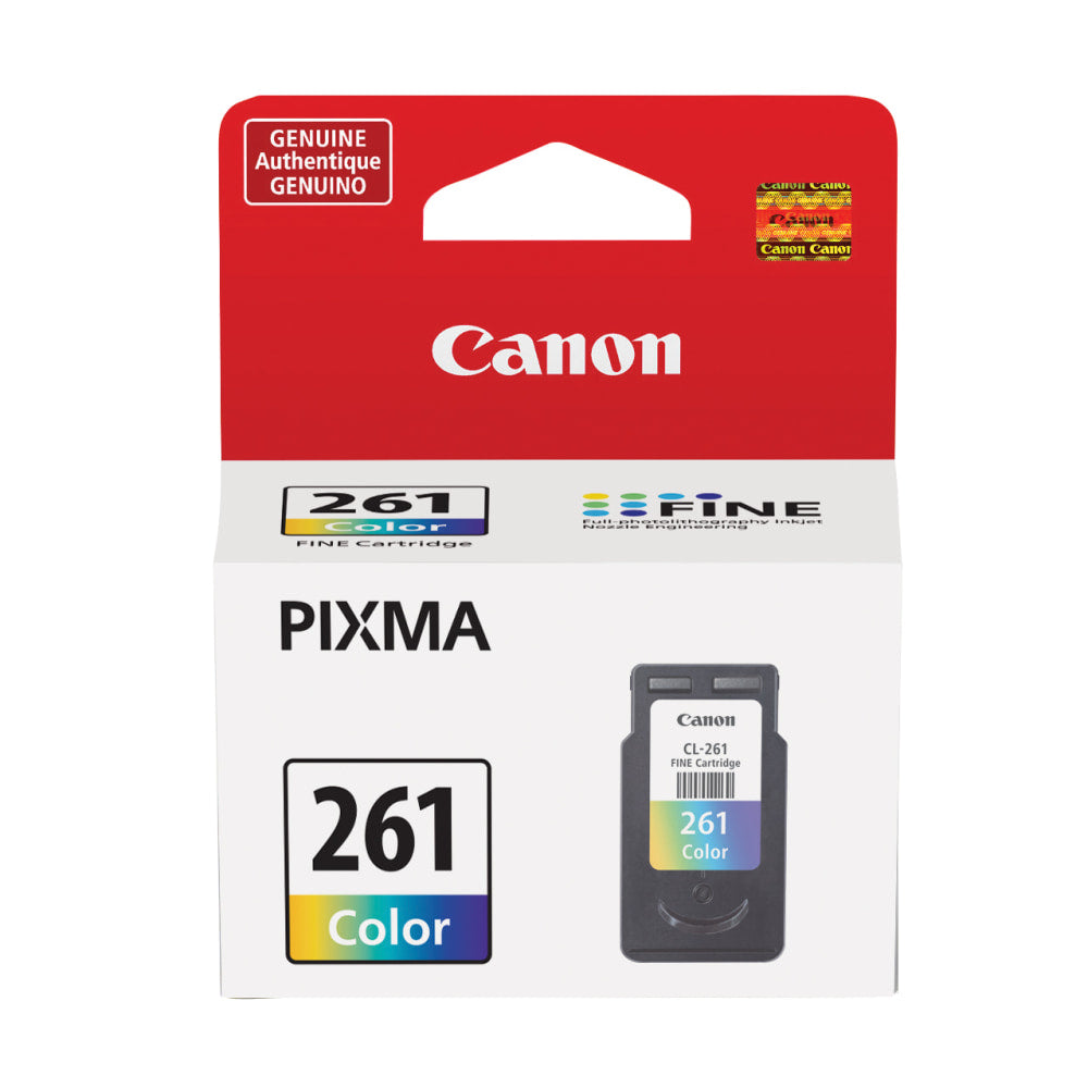 Canon CL-261 Tri-Color Ink Cartridge, 3725C001