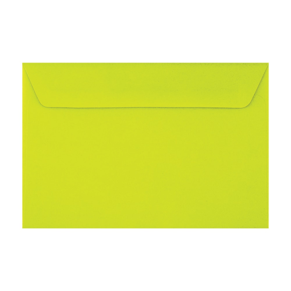 LUX Booklet 6in x 9in Envelopes, Peel & Press Closure, Wasabi, Pack Of 500