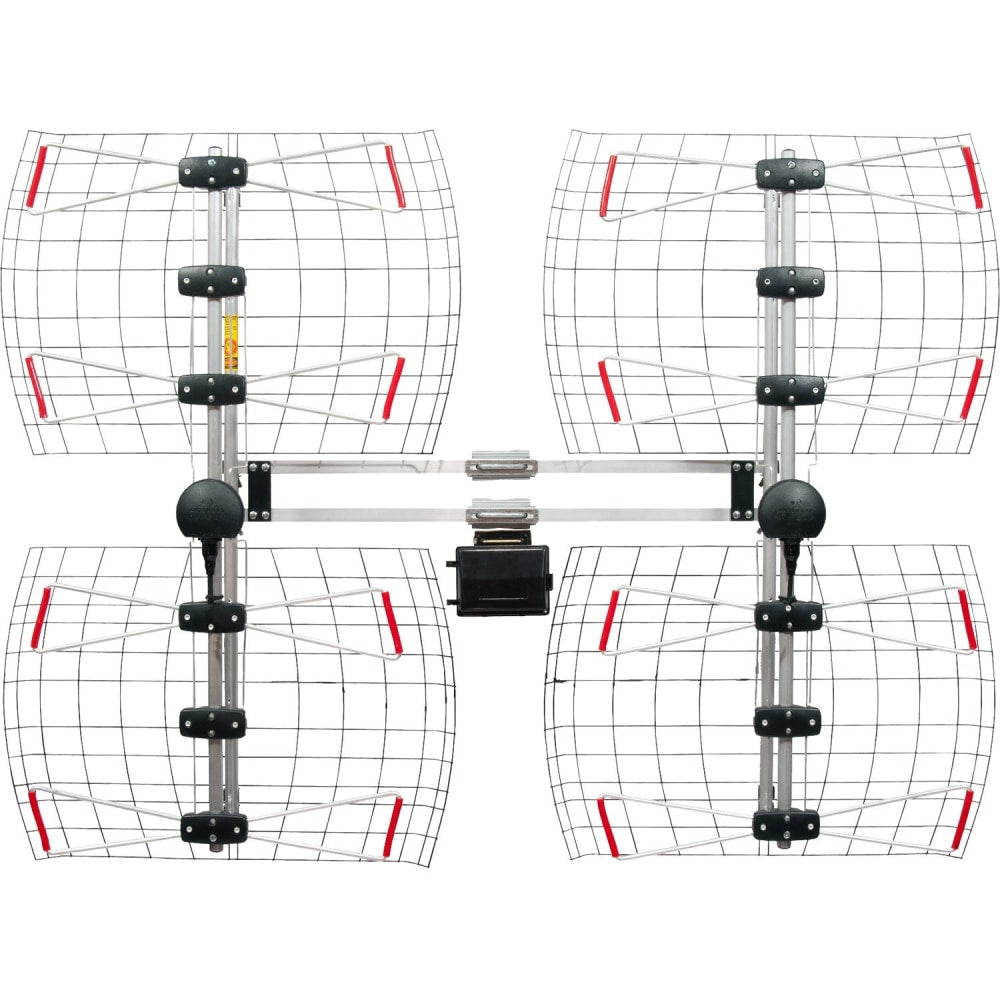 Antennas Direct 8-Element Bowtie Multi-Directional UHF Outdoor HDTV Antenna with 70+ Mile Range & All-Weather Mounting Hardware