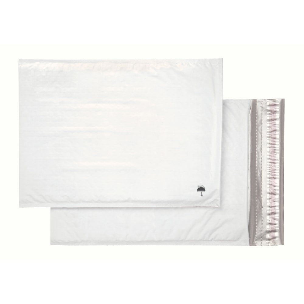 Office Depot Brand Poly Bubble Mailer, Size #5, 10 1/2in x 15in, White