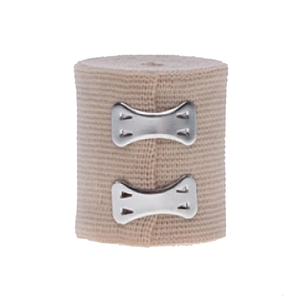 Medline Sure-Wrap Nonsterile Elastic Bandages, 2in x 5 Yd., Tan, Pack Of 50