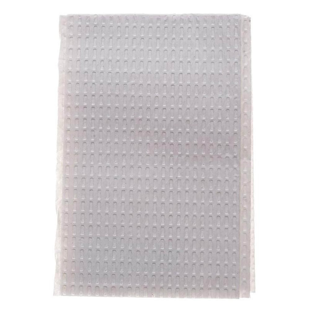 Medline 3-Ply Disposable Poly-Backed Tissues, 13in x 18in, White, Pack Of 500
