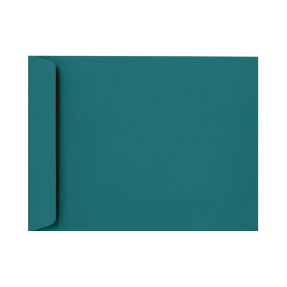 LUX Open-End 9in x 12in Envelopes, Peel & Press Closure, Teal, Pack Of 250