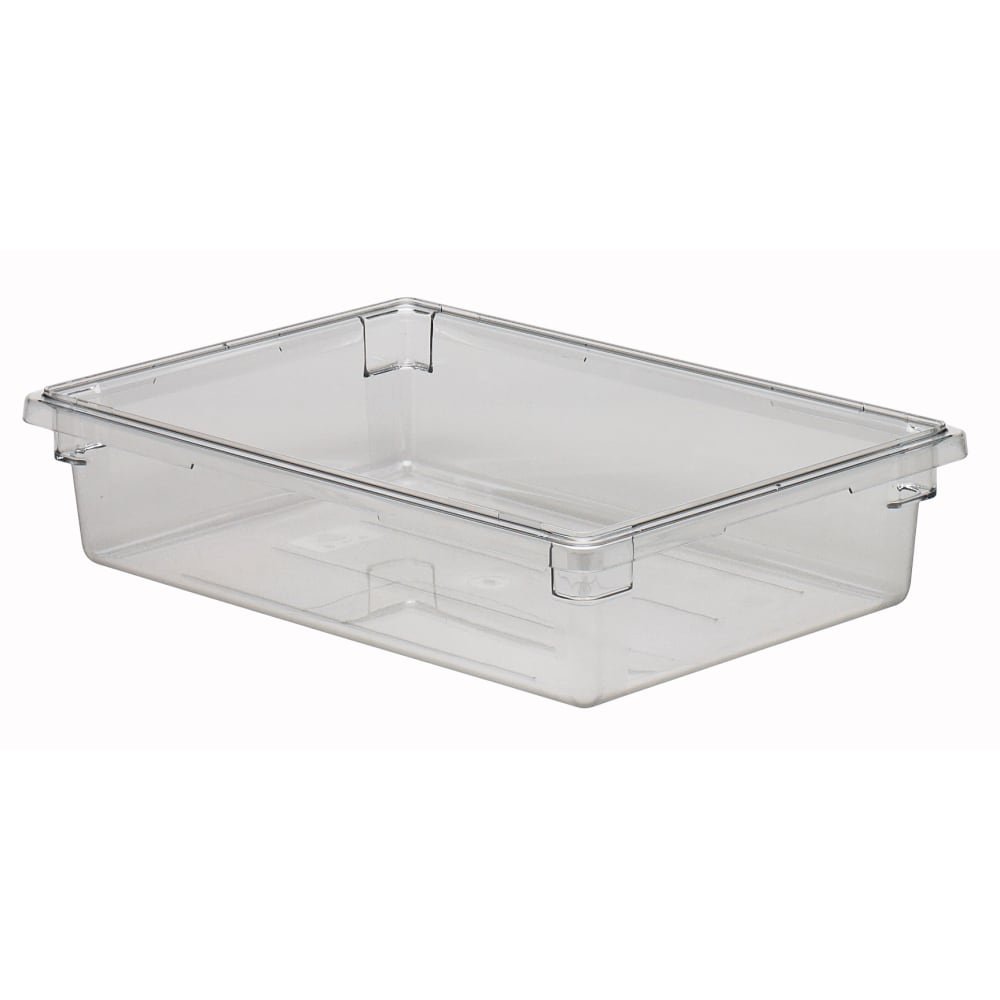 Cambro Camwear 6inD Food Storage Boxes, 18in x 26in, Clear, Set Of 6 Boxes
