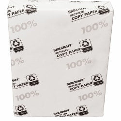 Skilcraft Convenience Pack Copy Paper, Letter, 8 1/2in X 11in, 20 Lb Basis Weight, White, 500 Sheets Per Ream, 3 / Box, 7111300
