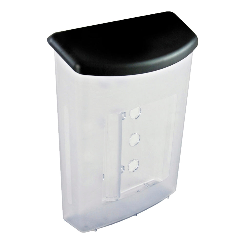 Azar Displays Brochure Holders, 8-1/2in x 11in, Frosted/Black, Set Of 2 Holders