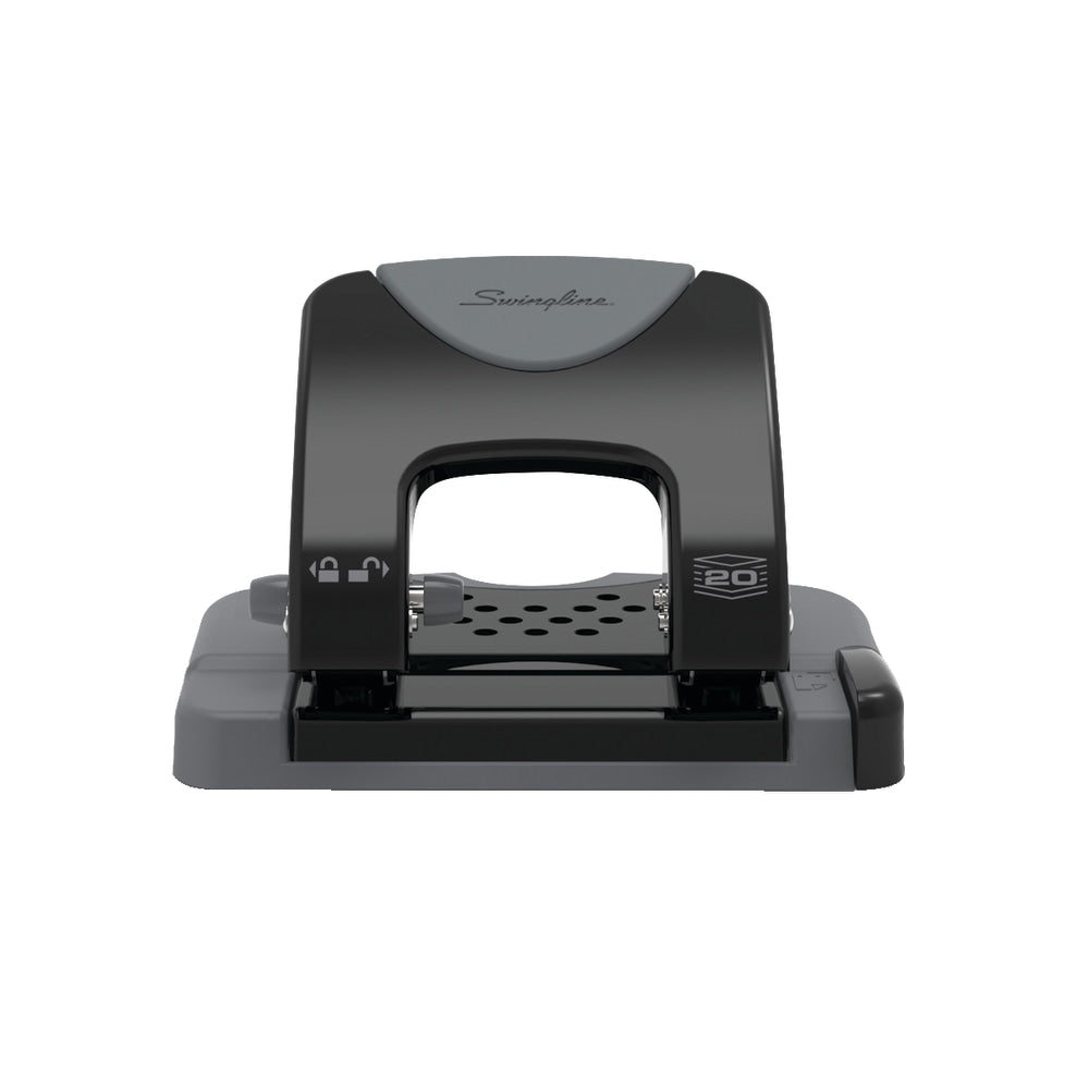 Swingline SmartTouch 2-Hole Low-Force Punch, 20-Sheet Capacity