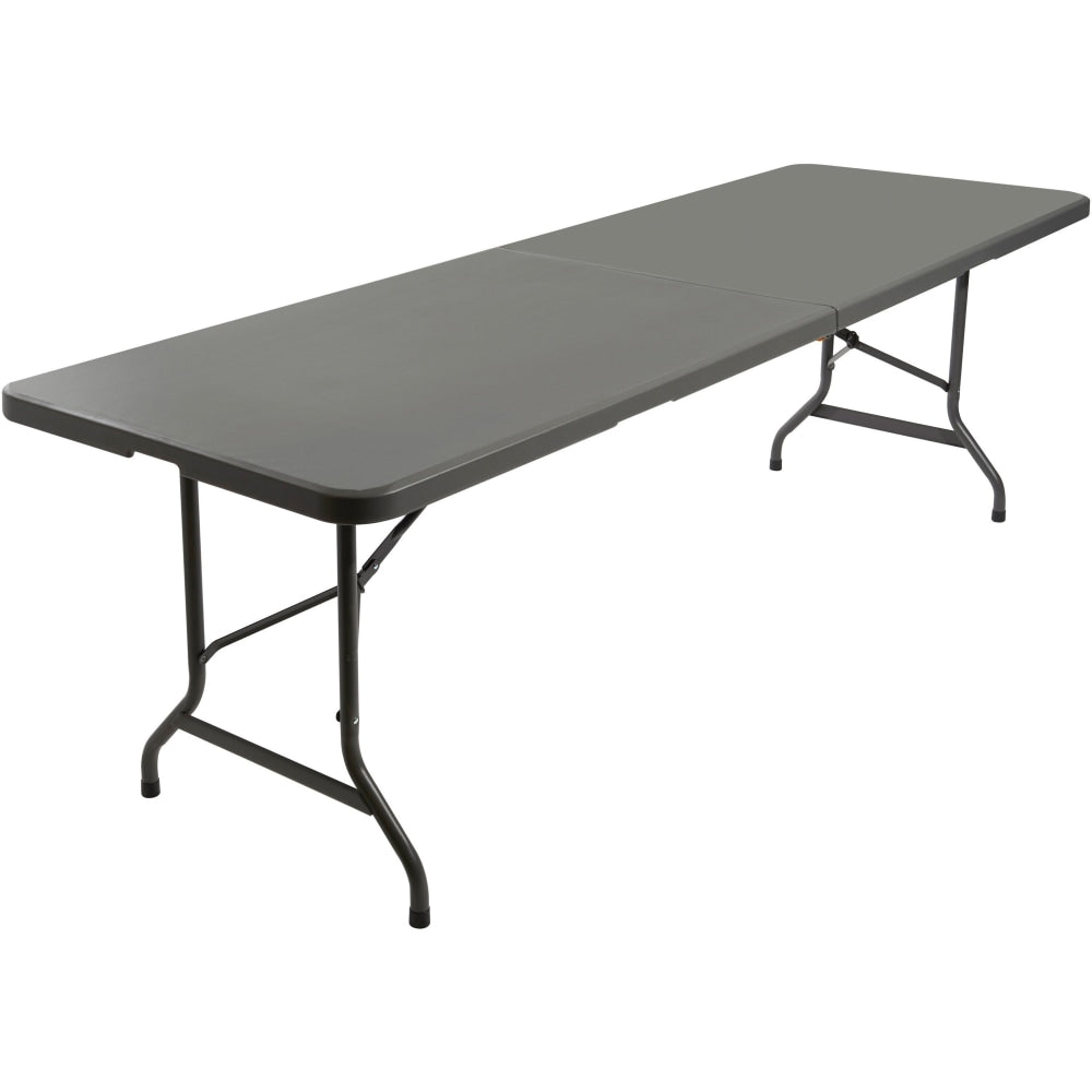 Iceberg IndestrucTable TOO Bifold Table - Rectangle Top - Contemporary Style - Adjustable - 96in Table Top x 30in Table Topx 2in Table Top Thickness