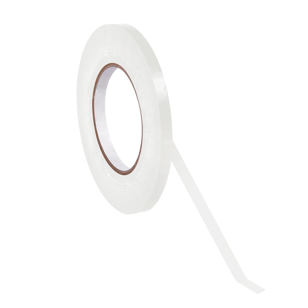 Poly Bag-Sealing Tape, 3/8in x 176 Yd., White, Case Of 96